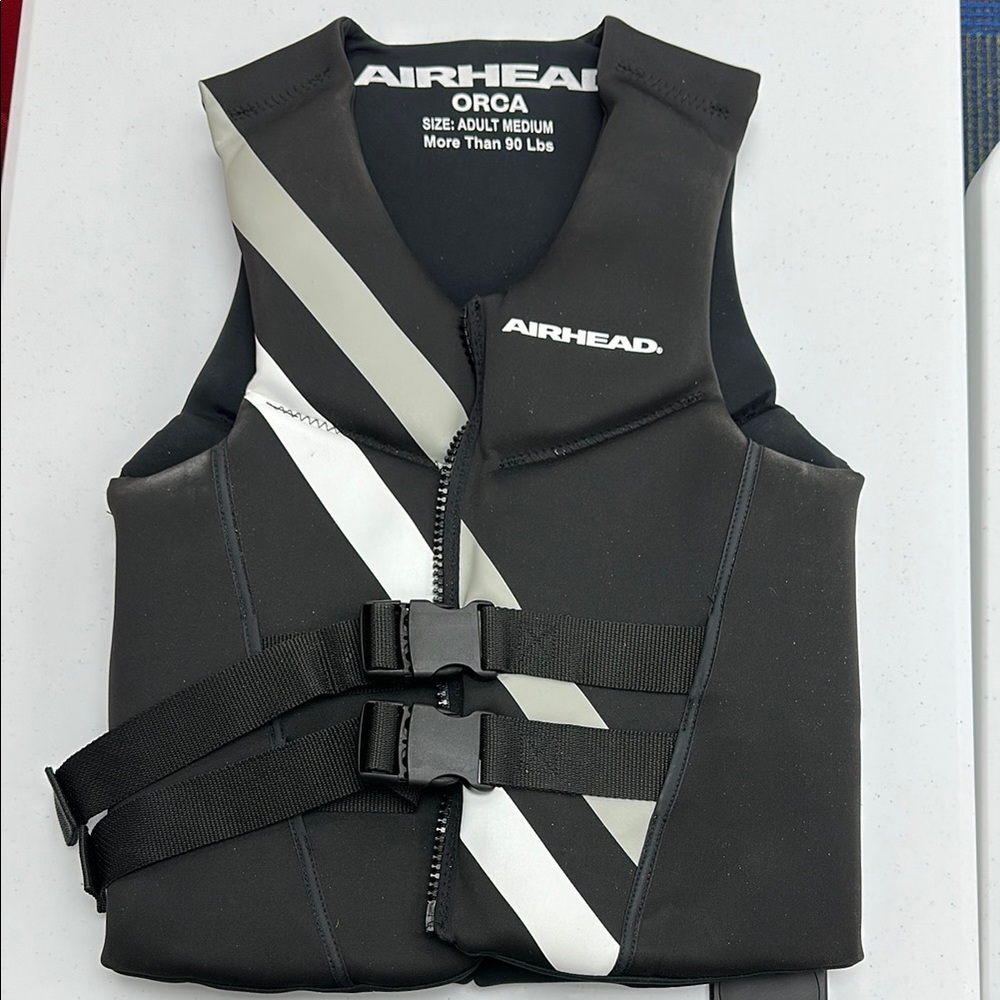 Airhead Black and Gray Life Vest